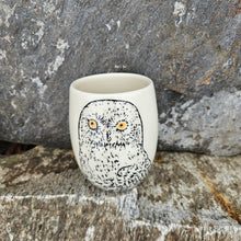 Load image into Gallery viewer, Snowy owl cup, large