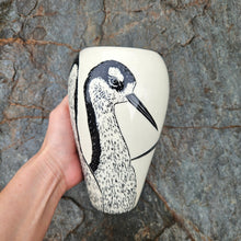 Load image into Gallery viewer, Black-necked stilt vase