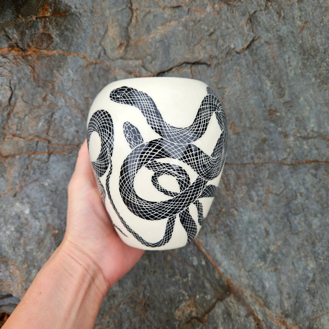Snake vase