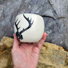 Load image into Gallery viewer, Deer skull cup, medium
