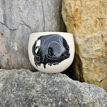 Load image into Gallery viewer, Cat skull cup, medium
