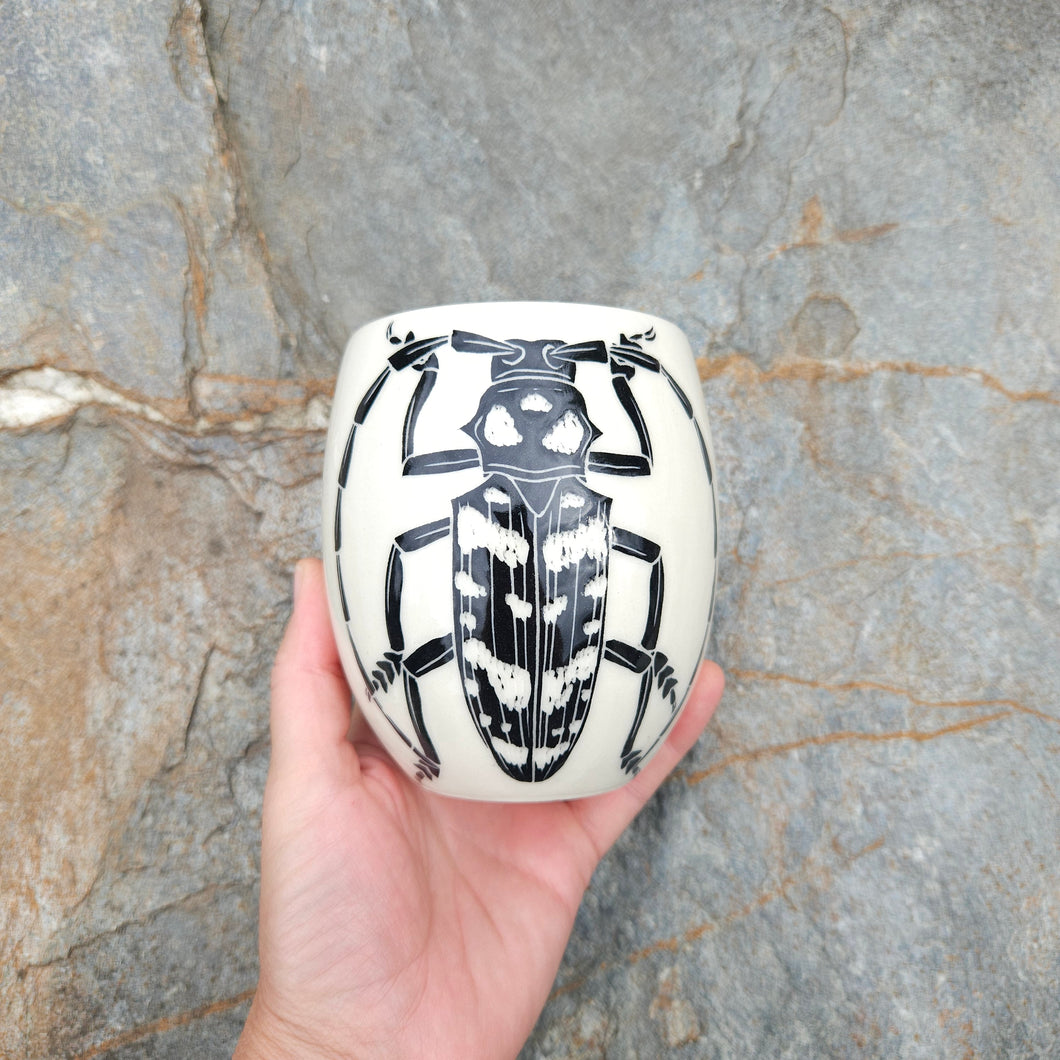 Longhorn beetle cup, large