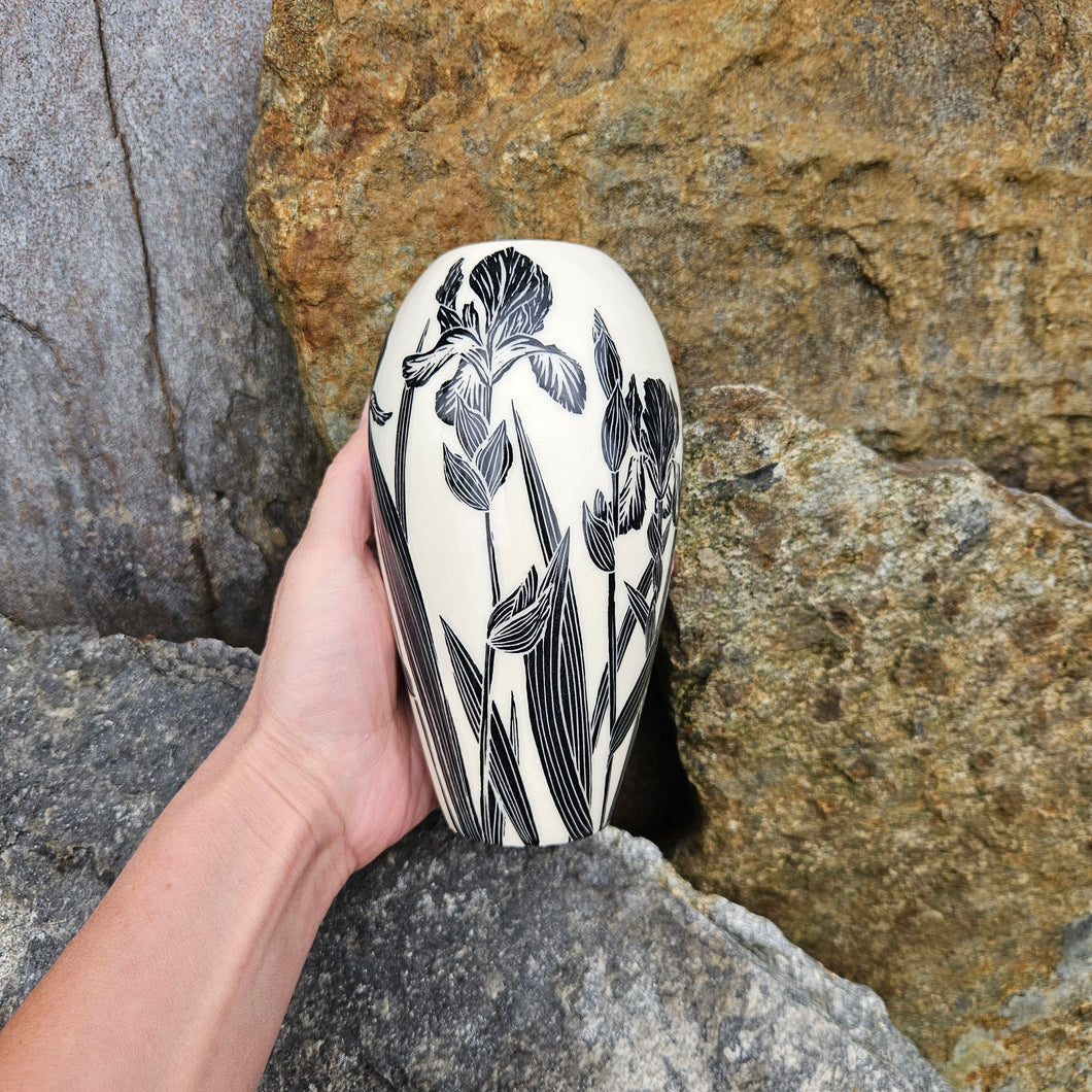 Iris vase