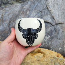 Load image into Gallery viewer, Bison skull cup, medium
