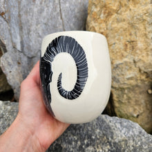 Load image into Gallery viewer, Ram skull cup, large

