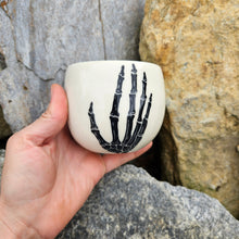 Load image into Gallery viewer, Skeletal hands cup, medium
