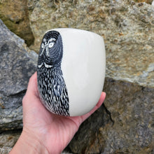 Load image into Gallery viewer, Great gray owl cup, large
