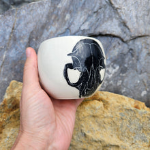 Load image into Gallery viewer, Cat skull cup, medium

