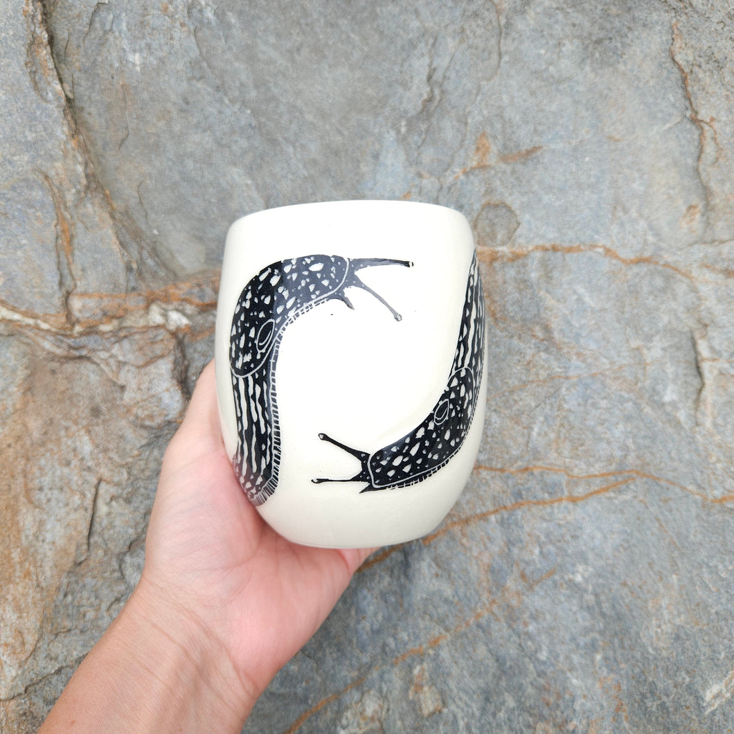 Leopard slug cup, large