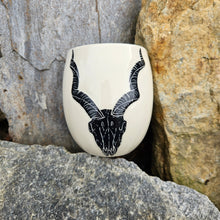 Load image into Gallery viewer, Kudu skull cup, large
