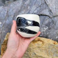 Load image into Gallery viewer, Raven skull cup, medium

