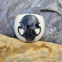 Load image into Gallery viewer, Cat skull cup, medium
